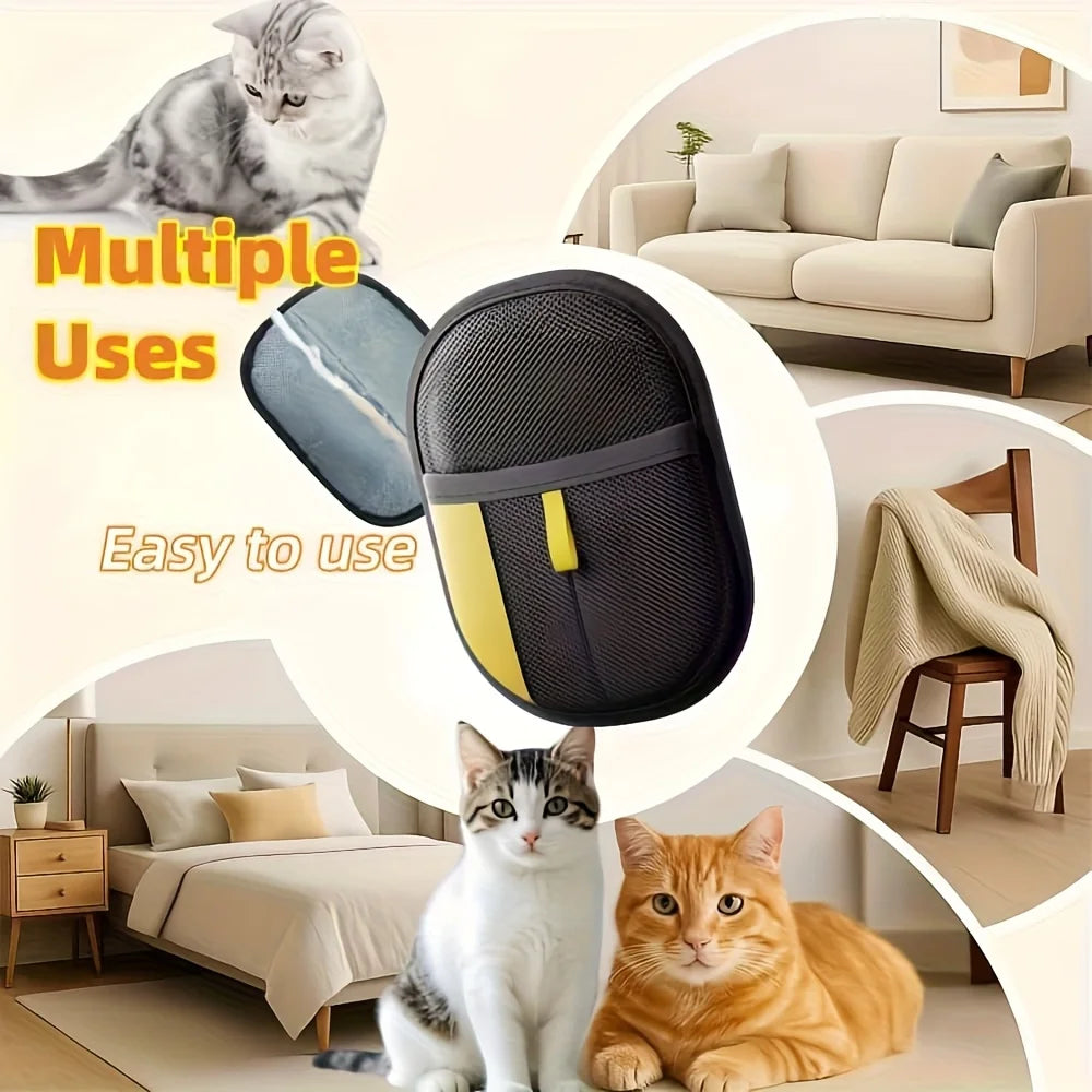 Pet Hair Removal Gloves Brush large and small