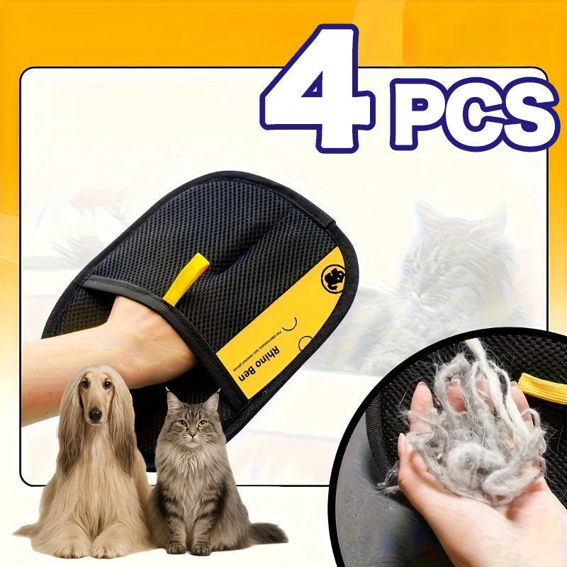 Pet Hair Removal Gloves Brush large and small