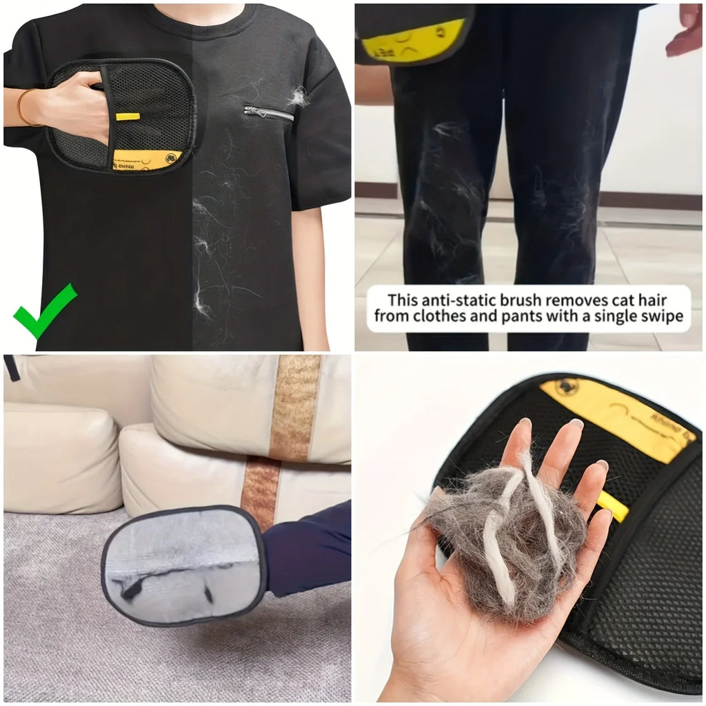 Pet Hair Removal Gloves Brush large and small